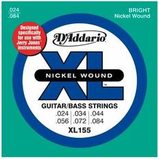 D'Addario XL155 Strengesett el gitar/bass Jerry Jones 024-084