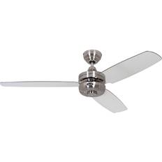 Ventilatori CasaFan Night Flight Con Telecomando - Trasparente Cromato
