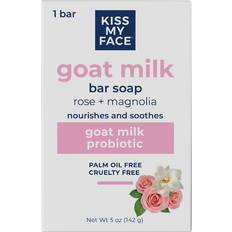 Kiss My Face HG2784551 5 Rose Plus Magnolia Goatmlk Bar Soap