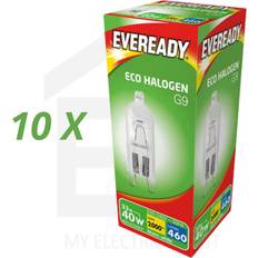 Eveready G9 Halogen ECO Capsule Dimmable Bulb 33W40W 240v