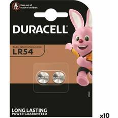 Duracell Alkaline Button Batteries LR1130 LR54 2 Pieces 10 Units 1,5 V