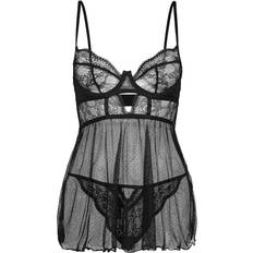 Mujer - Negro Camisones Hunkemöller Babydoll Isabelle Negro - B95