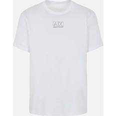 Armani Exchange Mens White Logo T-Shirt