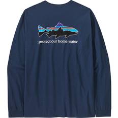 Patagonia tee Patagonia Home Water Trout Responsibili-Tee - Blue