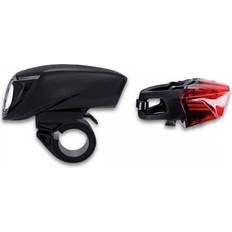 Cube Cykelhjelme Cube RFR Beleuchtungsset Tour USB StVZO black