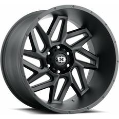 Car Rims Vision 22 Spyder 361 Satin Black Wheel 22x12 8x6.5 -51mm Lifted Truck Rim