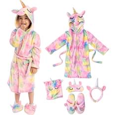 Bath Robes Joyin Kids Unicorn Robe and Bathroom Set