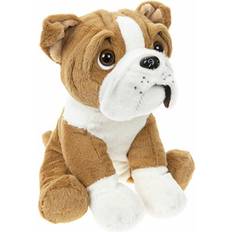 Soft english bulldog 8" cute super plush sitting puppy british toy dog teddy