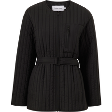 Calvin Klein Vertical Quilted Jacket BLACK