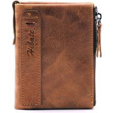 Hibate Men's Card Holder Wallet - Brown