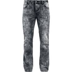 Leather Imitation Jeans Black Premium by EMP Johnny Jeans black