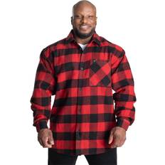 Gasp Heavy Flannel Shirt Red/Black