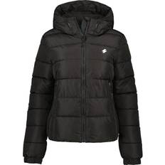 Superdry Damen Bekleidung Superdry Steppjacke "Hooded Spirit" wasserabweisend, wärmeisolierend, für Damen, schwarz