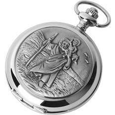 Silver Pocket Watches Woodford st christopher double full hunter skeleton pocket silver