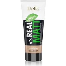 Delia Cosmetics It's Real Matt Matterende foundation Skygge 101 porcelain 30 ml