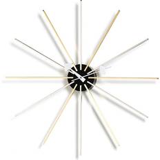 Vitra Relojes Vitra Star Clock Nelson Wanduhr Chrom/Messing/Ø61 cm Reloj de pared