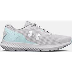 Türkis Laufschuhe Under Armour Damen Charged Rogue Laufschuhe Halo Grau Fuse Teal Weiß