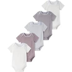 9-12M - Girls Bodysuits Children's Clothing Calvin Klein Organic Baby Essentials Pack Bodysuits