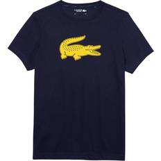 Lacoste Sport 3D Print Crocodile Breathable T-Shirt Navy Blue