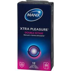 Manix Xtra Pleasure Double Extase Condoms 12 pcs Clear