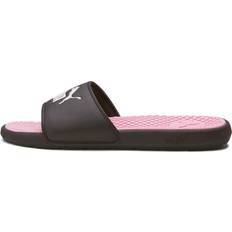 Puma Women Slides Puma Cool Cat Slide Sandals - Black/White/Pale Pink