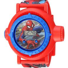 Watch Boxes Accutime Spiderman LCD Youth Projector In Collectors Tin Box