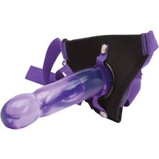 Climax Strap-on Purple Ice Dong & Harness Set