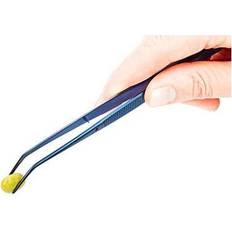 Blue Tweezers Restaurantware Perfect Point Curved Tweezer - Slant Nose