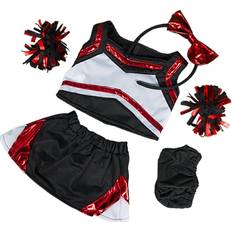 Dolls & Doll Houses Metallic Red & Black Cheerleader Teddy Bear Clothes Outfit Fits Most 14"-18" Build-A-Bear & Make Your Own Stuffed Animal