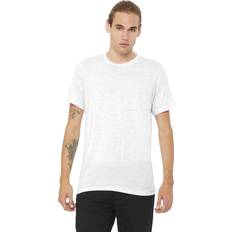 Femme - Toile Hauts T-shirt Col Rond Bella + Canvas Triblend - Blanc