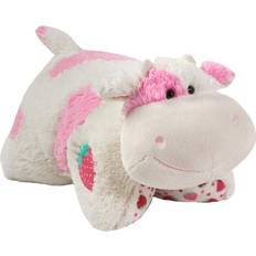Pillow Pets 30 Jumboz Sweet Scented Strawberry Milkshake Cow Stuffed Animal Plush Toy
