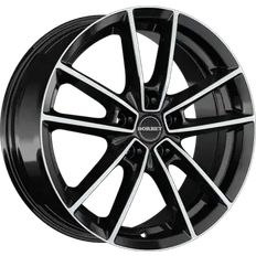 21" - 5/112 Bilfelger Borbet W Black Polished Glossy 8.5 21 5 112 ET45