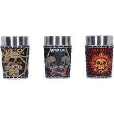 Chupitos Nemesis Now Metallica Pushead Art - Juego de 3 Vasos De De Resina Chupito