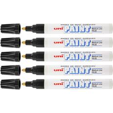 Arts & Crafts Uni-Paint PX-20 Oil-Based Paint Marker Medium Point Black Ink 5-Count