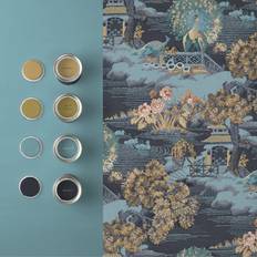 Wallpapers Graham & Brown Edo Toile Navy 107882