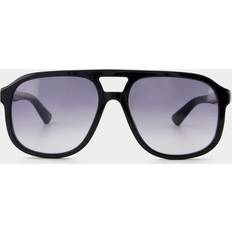 Gucci Unisex GG1188S Solbriller Acetat - Sort Grå Firkantet