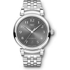IWC Herr Armbandsur IWC IW356602 Da Vinci Grå/Stål Ø40 mm