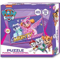 Paw Patrol Mighty Heroes 100 Bitar Barnpussel