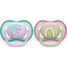 Philips avent 0 6 Philips Avent Ultra Air 0-6 m dummy Rainbow Girl 2 pc