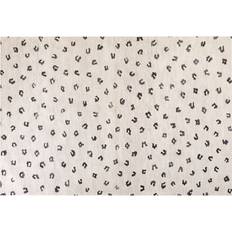Beliani Afis Bomullsmatta 160 x 230 cm Beige Beige cm