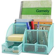 Letter Trays Flexzion Desk Organizer Office Supplies Caddy