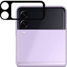 MAULUND Samsung Galaxy Z Flip3 5G Kameralinse Beskyttelsesglas Gennemsigtig m. Sort Ramme