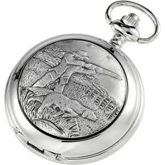 Silver Pocket Watches Woodford hunter and dog chain pocket silver