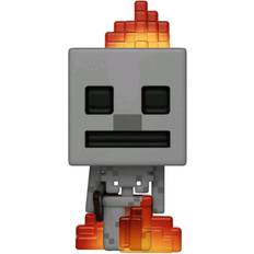 Minecraft Toy Figures Funko Minecraft Flaming Skeleton Exclusive Pop