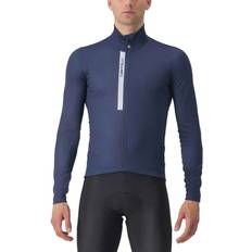 Castelli Unisex Klær Castelli Entrata Thermal Jersey, Belgian Blue/Silver Gray