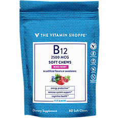 Bär Vitaminer & Mineraler The Vitamin Shoppe B12 Methylcobalamin Mixed Berry Flavor 2500 mcg 60 Soft Chews