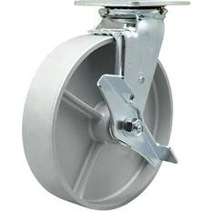 DIY Accessories Service Caster 8Inch x 2Inch Plate Wheel 8 in, Type Swivel, Package qty. 1, Model SCC-30CS820-SSB-TLB