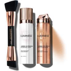 Luminess Luminess Silk Airbrush Starter Kit: with Foundation 2 fl oz Primer 1.66 fl oz & Buffing Brush