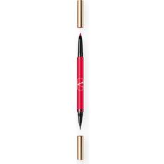 Twin Double-Ended Gel Pencil Eyeliner - Sort/Rød