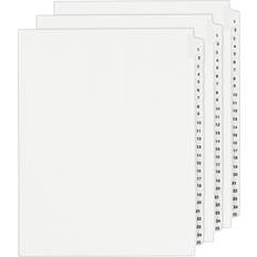 Office Supplies Avery Legal Exhibit Unpunched Dividers Set 25 Side Tab Dividers